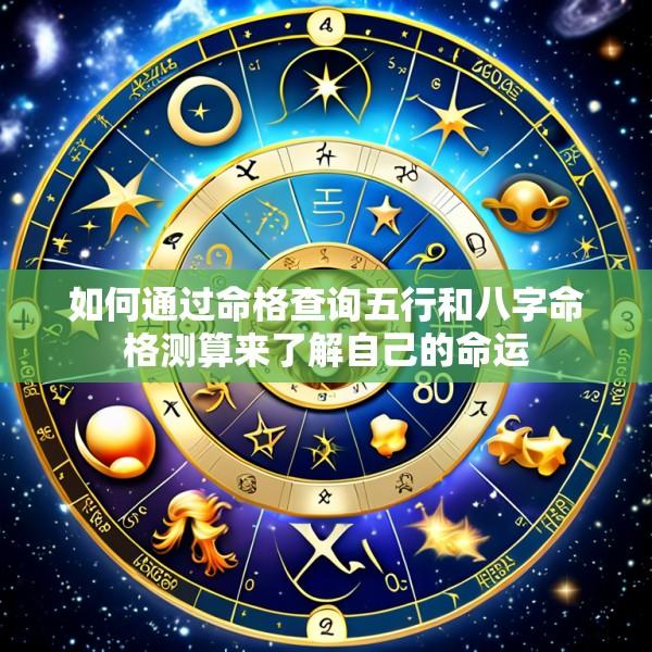 如何通过命格查询五行和八字命格测算来了解自己的命运