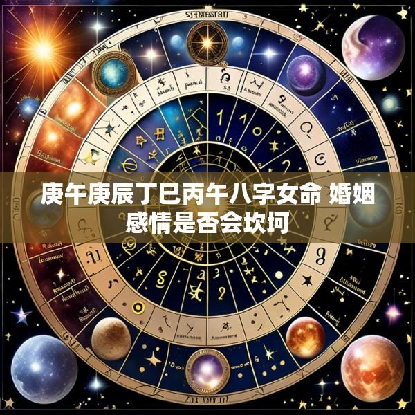 庚午庚辰丁巳丙午八字女命 婚姻感情是否会坎坷