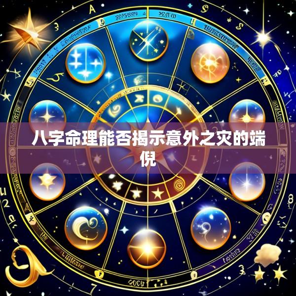 八字命理能否揭示意外之灾的端倪