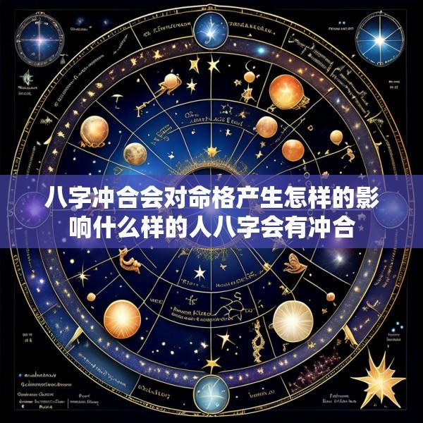 八字冲合会对命格产生怎样的影响什么样的人八字会有冲合