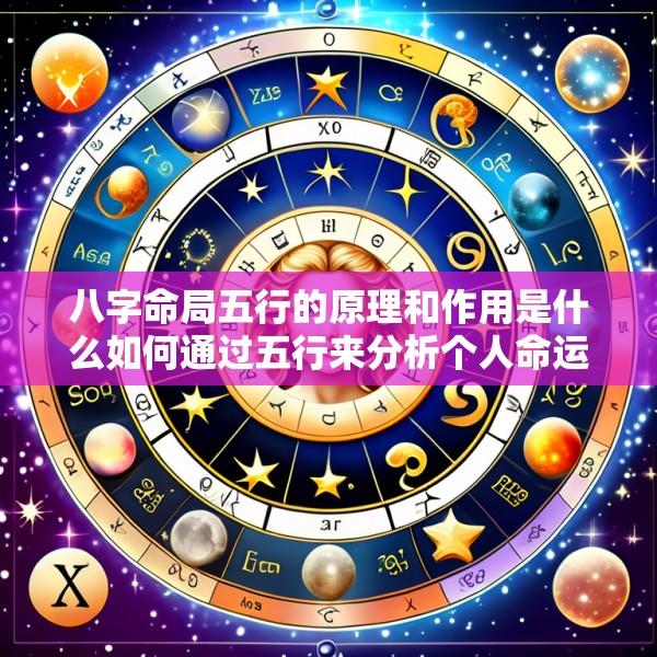 八字命局五行的原理和作用是什么如何通过五行来分析个人命运