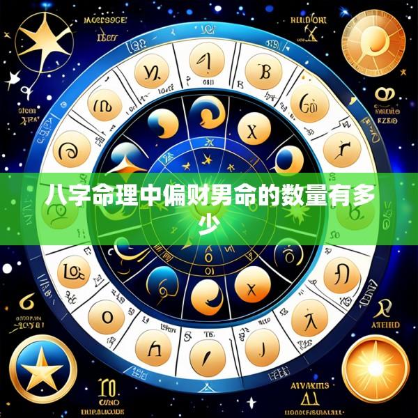八字命理中偏财男命的数量有多少