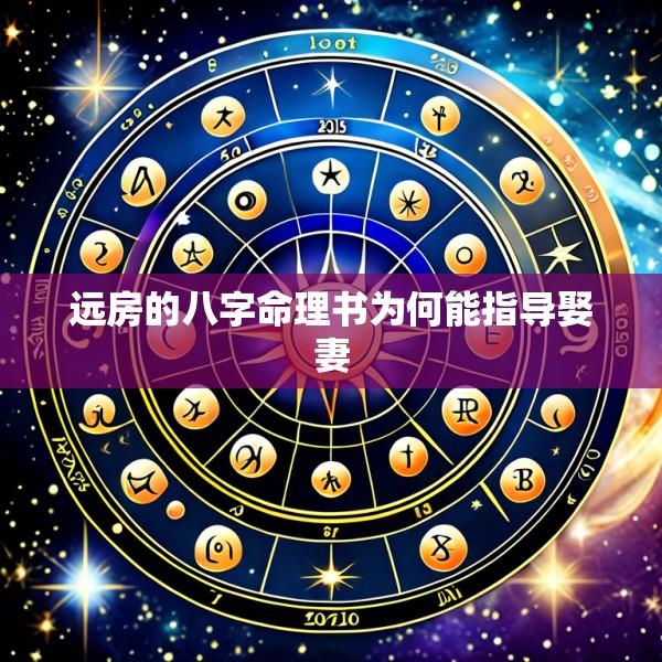远房的八字命理书为何能指导娶妻