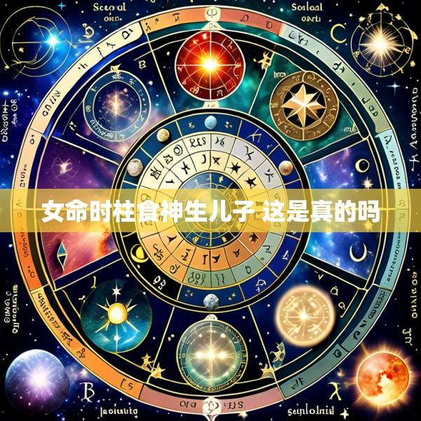 女命时柱食神生儿子 这是真的吗