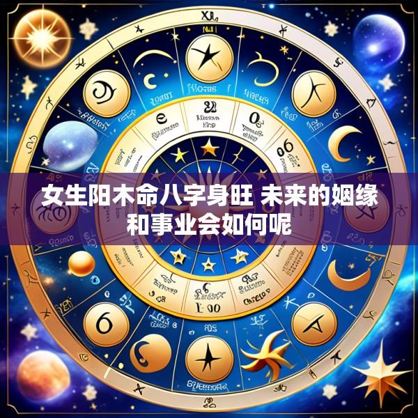 女生阳木命八字身旺 未来的姻缘和事业会如何呢