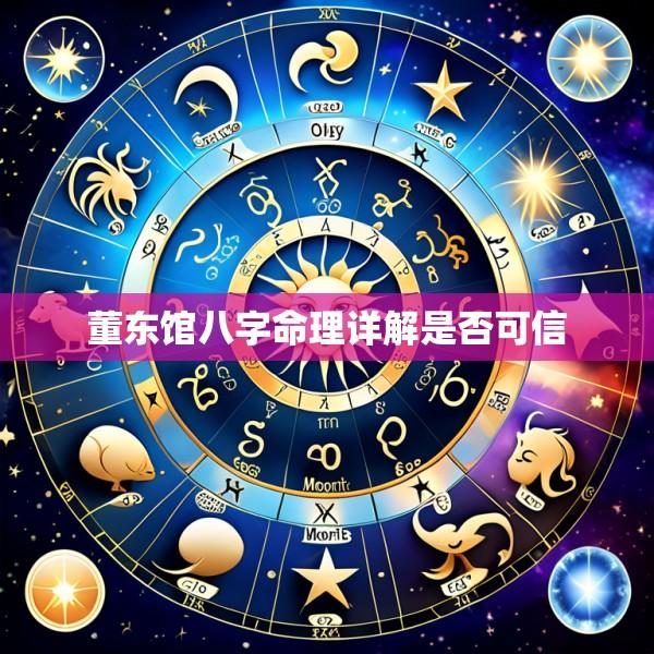 董东馆八字命理详解是否可信