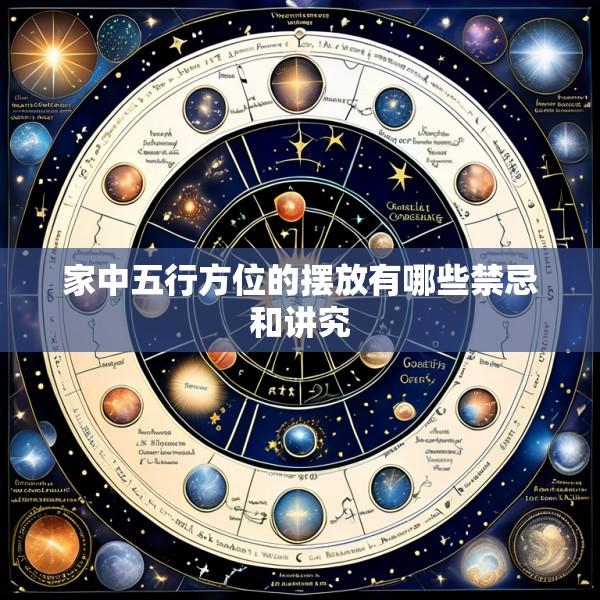 家中五行方位的摆放有哪些禁忌和讲究