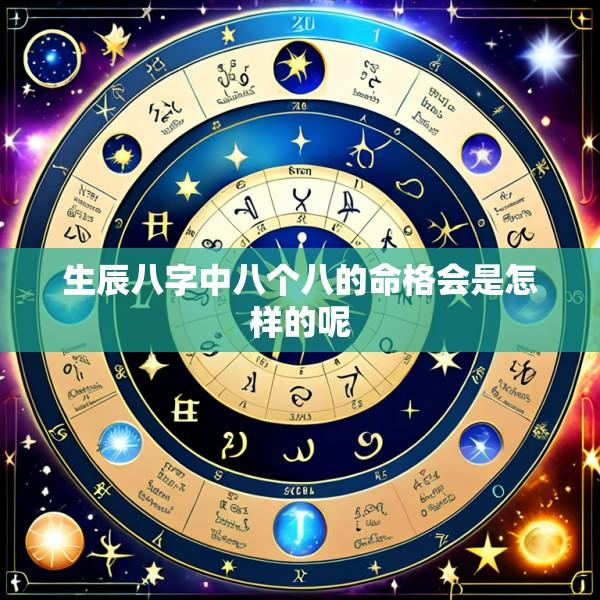 生辰八字中八个八的命格会是怎样的呢