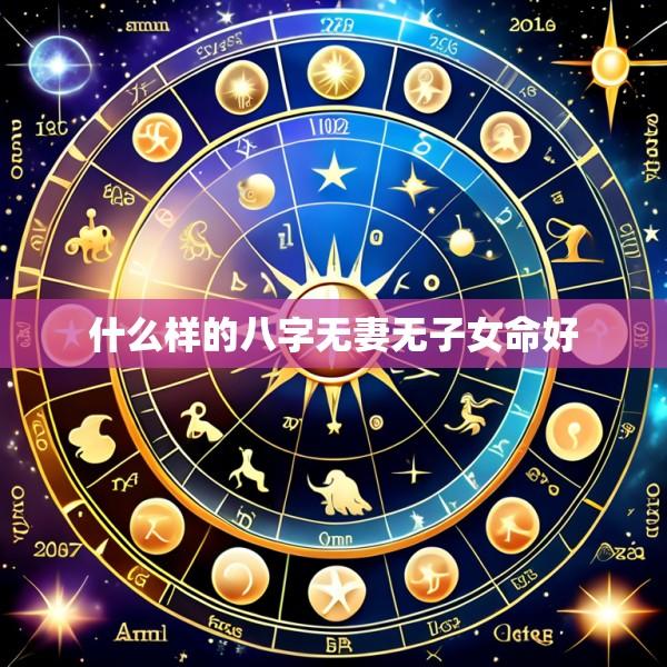 什么样的八字无妻无子女命好