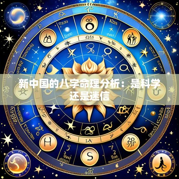 新中国的八字命理分析：是科学还是迷信