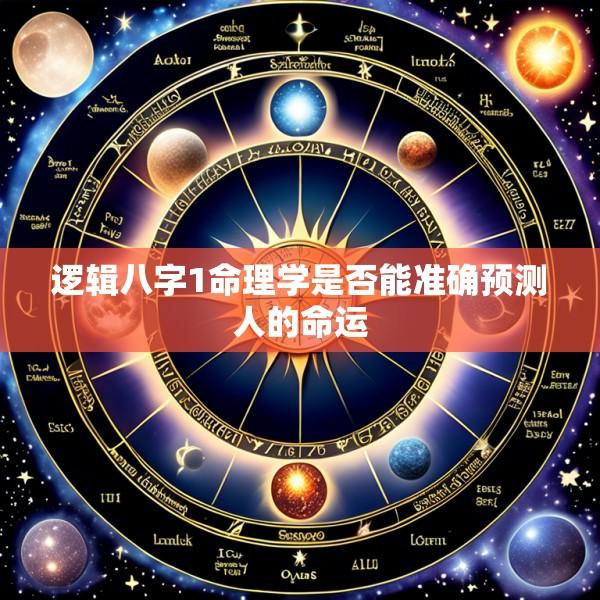 逻辑八字1命理学是否能准确预测人的命运