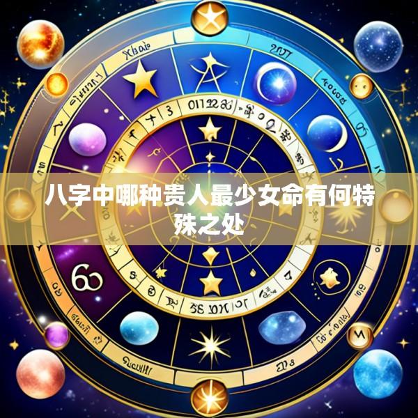八字中哪种贵人最少女命有何特殊之处