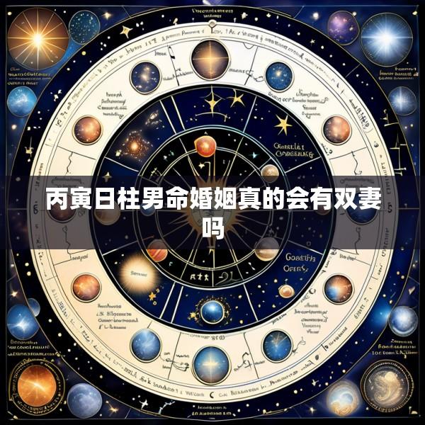 丙寅日柱男命婚姻真的会有双妻吗