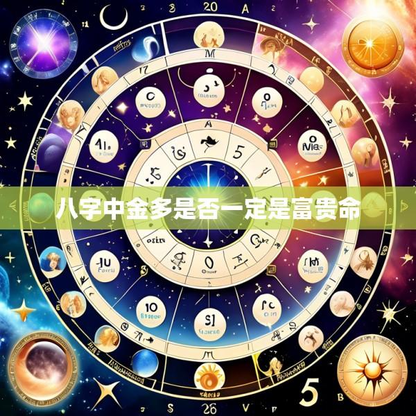 八字中金多是否一定是富贵命