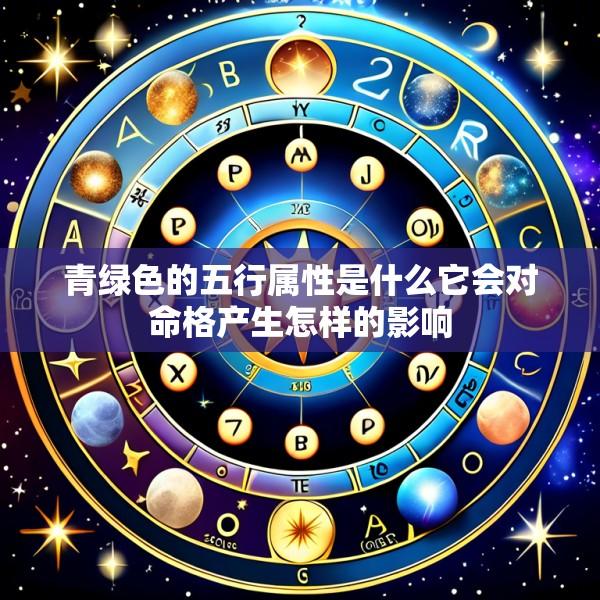 青绿色的五行属性是什么它会对命格产生怎样的影响