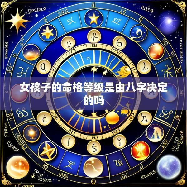 女孩子的命格等级是由八字决定的吗