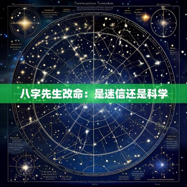 八字先生改命：是迷信还是科学