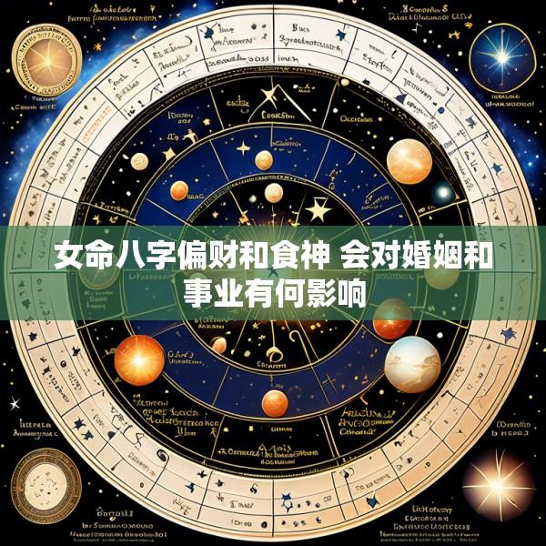 女命八字偏财和食神 会对婚姻和事业有何影响