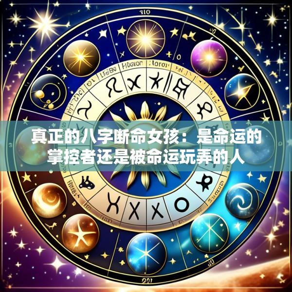 真正的八字断命女孩：是命运的掌控者还是被命运玩弄的人