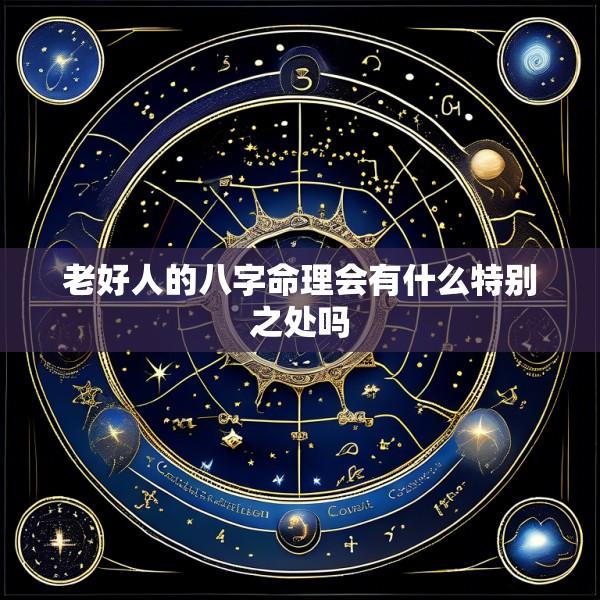 老好人的八字命理会有什么特别之处吗