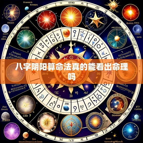 八字阴阳算命法真的能看出命理吗