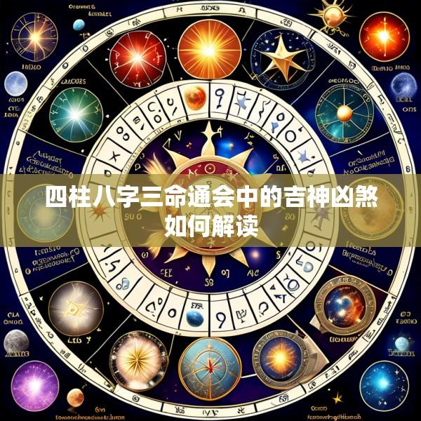 四柱八字三命通会中的吉神凶煞如何解读