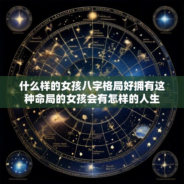 什么样的女孩八字格局好拥有这种命局的女孩会有怎样的人生