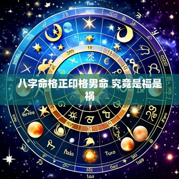 八字命格正印格男命 究竟是福是祸