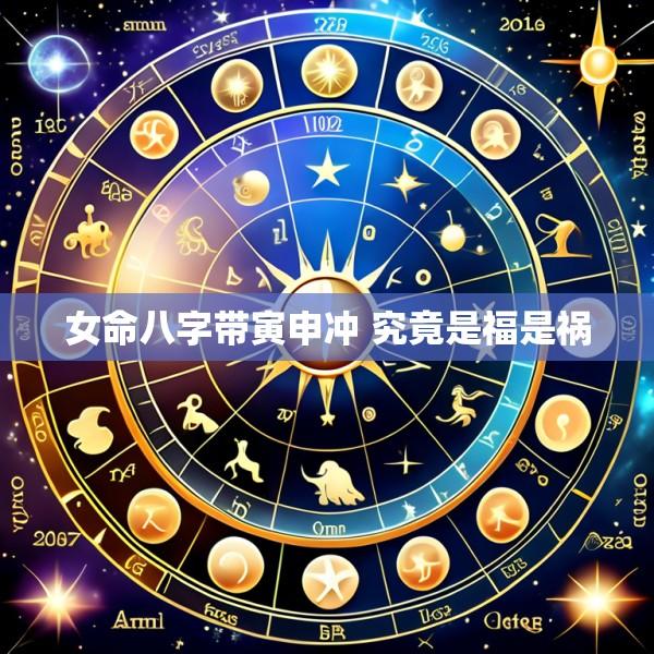 女命八字带寅申冲 究竟是福是祸