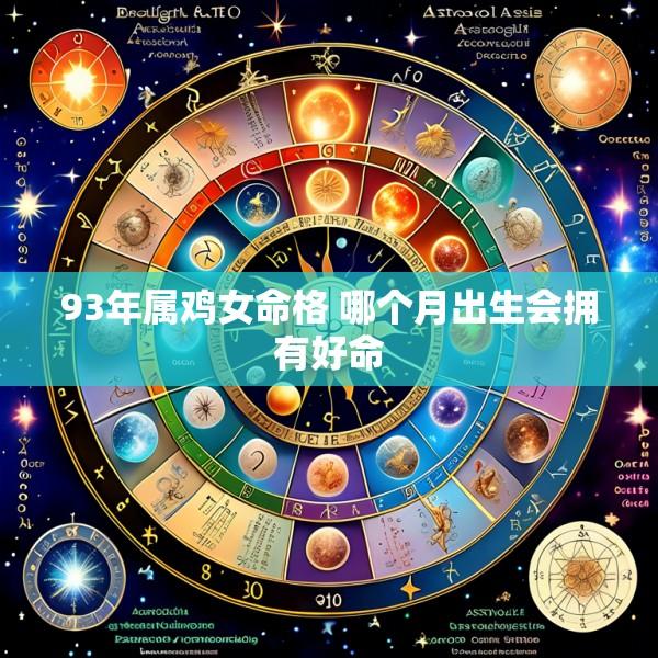 93年属鸡女命格 哪个月出生会拥有好命