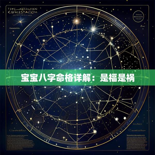 宝宝八字命格详解：是福是祸