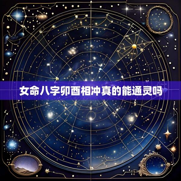 女命八字卯酉相冲真的能通灵吗