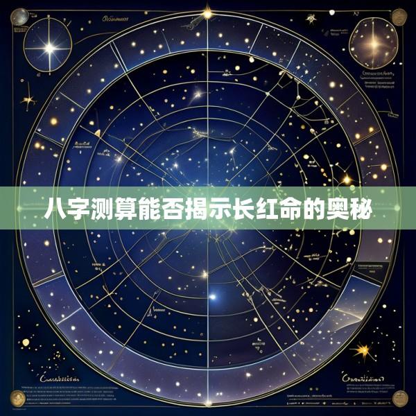 八字测算能否揭示长红命的奥秘