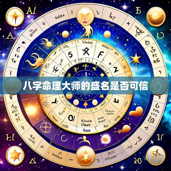 八字命理大师的盛名是否可信