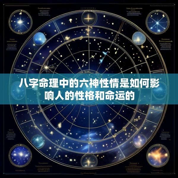 八字命理中的六神性情是如何影响人的性格和命运的