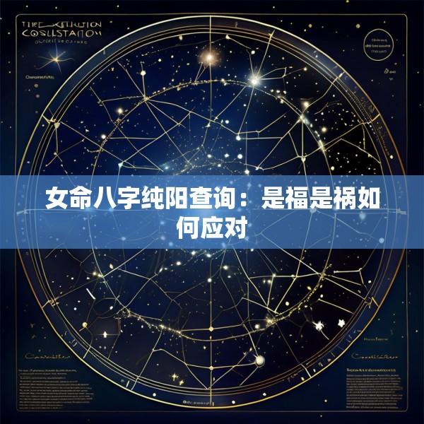女命八字纯阳查询：是福是祸如何应对