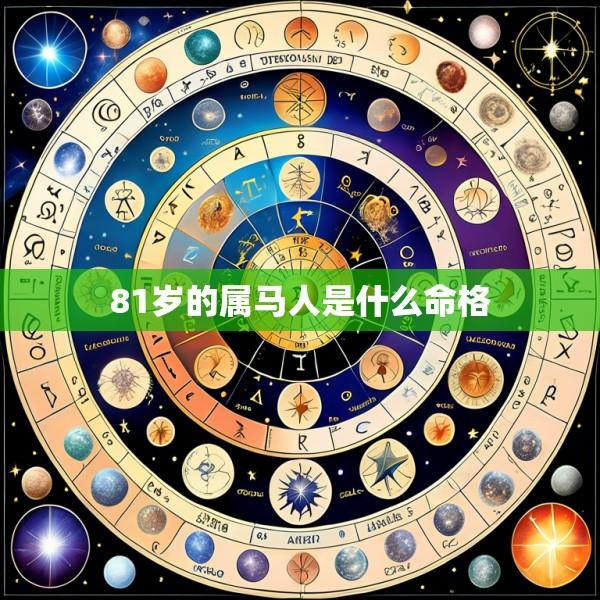 81岁的属马人是什么命格