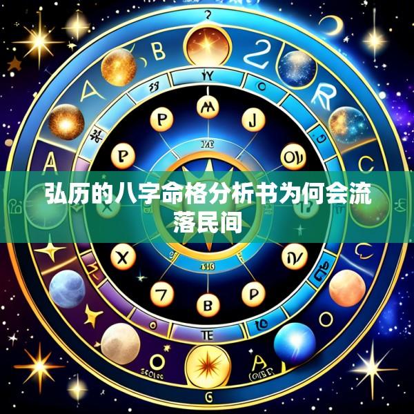弘历的八字命格分析书为何会流落民间