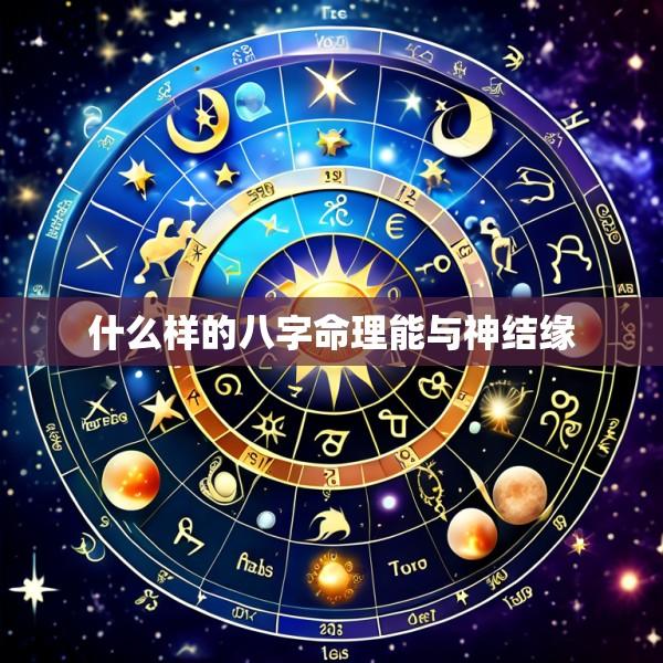 什么样的八字命理能与神结缘
