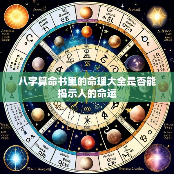八字算命书里的命理大全是否能揭示人的命运