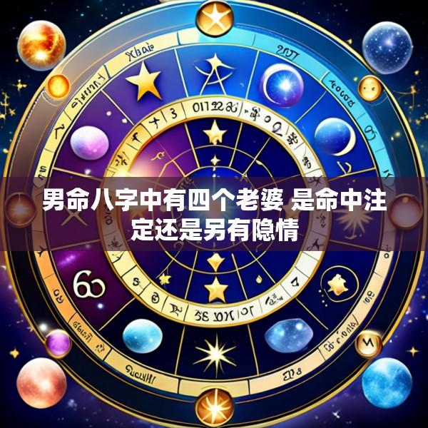 男命八字中有四个老婆 是命中注定还是另有隐情