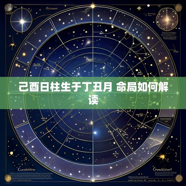 己酉日柱生于丁丑月 命局如何解读