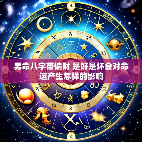 男命八字带偏财 是好是坏会对命运产生怎样的影响