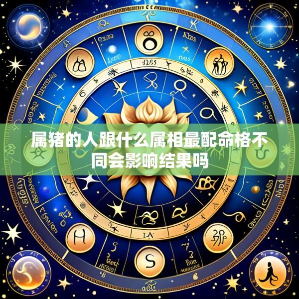 属猪的人跟什么属相最配命格不同会影响结果吗