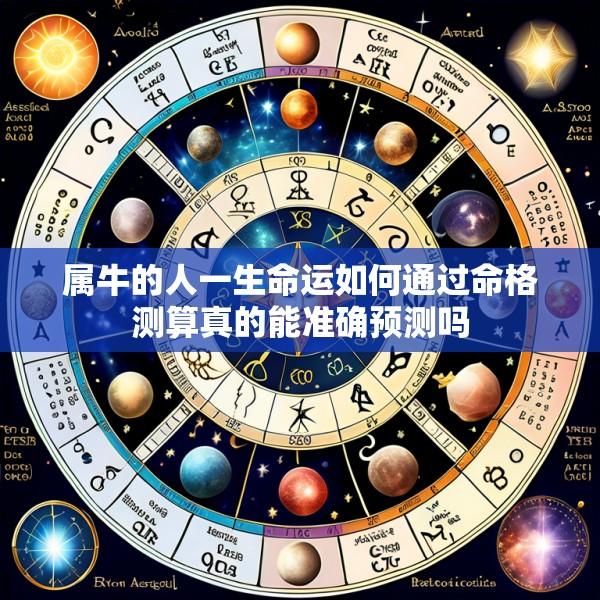 属牛的人一生命运如何通过命格测算真的能准确预测吗