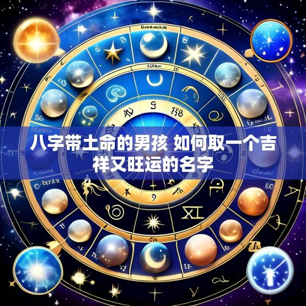 八字带土命的男孩 如何取一个吉祥又旺运的名字
