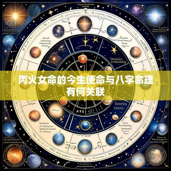 丙火女命的今生使命与八字命理有何关联