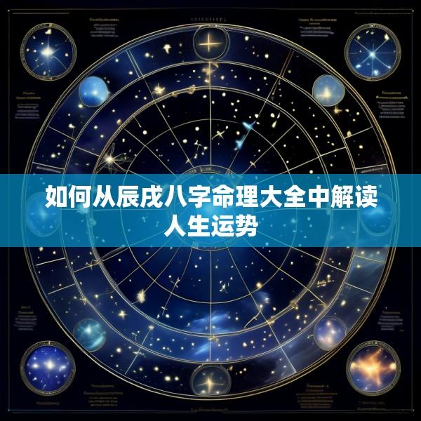 如何从辰戌八字命理大全中解读人生运势
