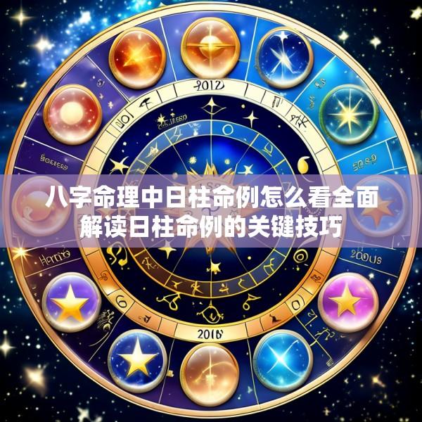 八字命理中日柱命例怎么看全面解读日柱命例的关键技巧