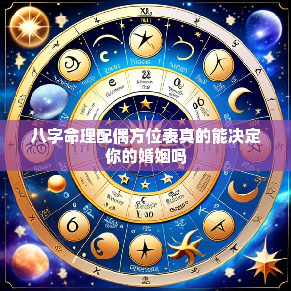 八字命理配偶方位表真的能决定你的婚姻吗